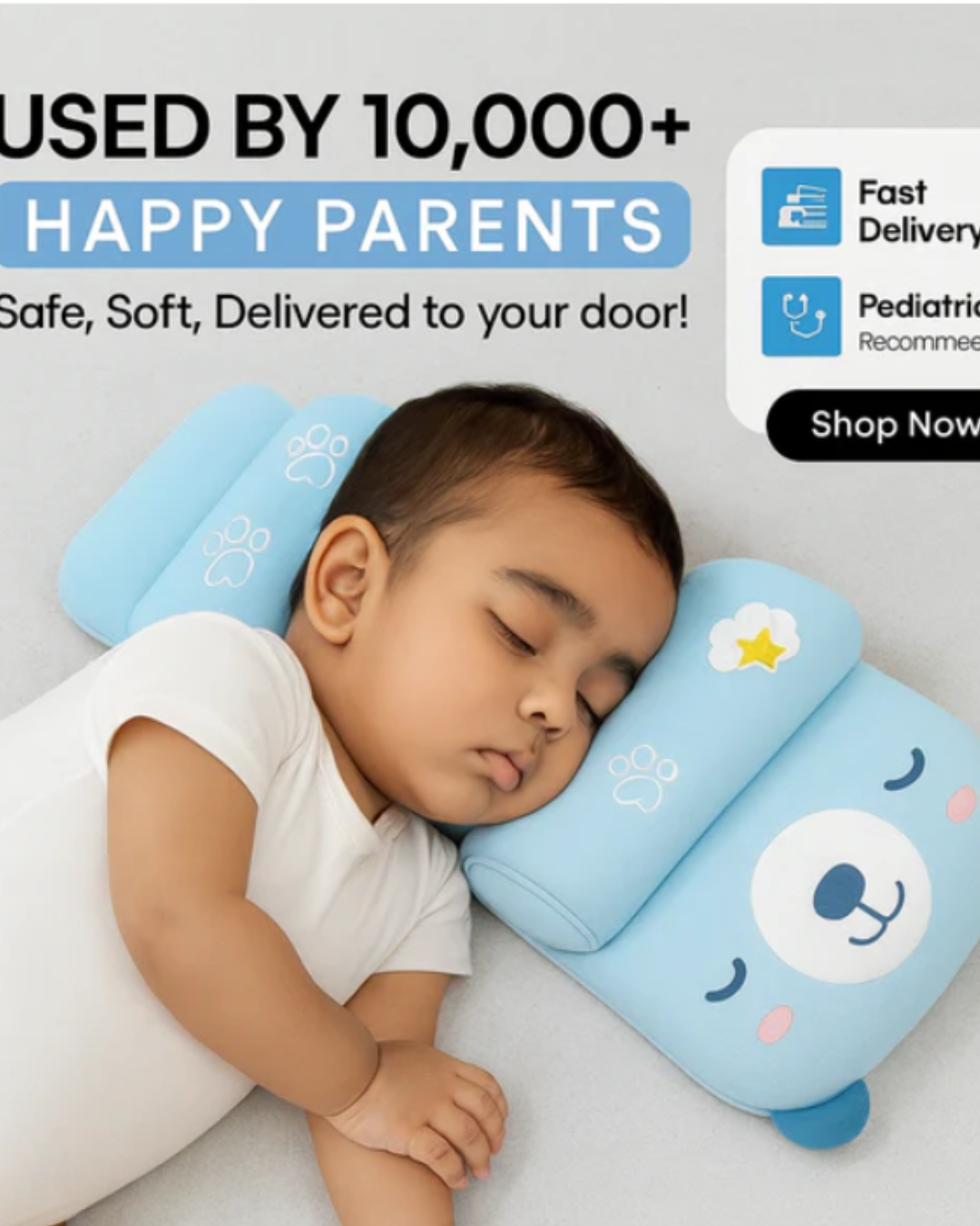 Baby Head Support Pillow
